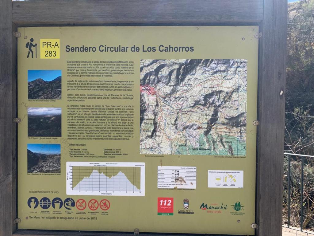 Apartamento Penas Blancas, Junto A Ruta De Los Cahorros, Monachil. ภายนอก รูปภาพ
